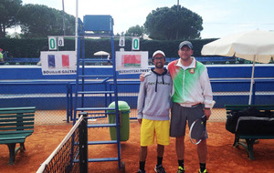 2ème match de Gaëtan en Croatie : gagné !!!