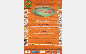 Assemblée générale et inscriptions le 18/09/2021