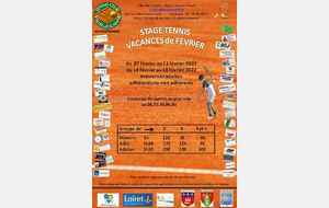 Stage de février 2022 ouvert à TOUS !