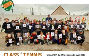Le Tennis en milieu scolaire - classe école de Melleroy