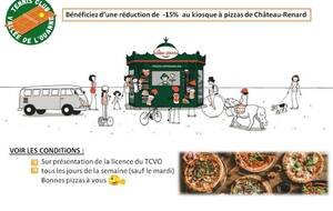 Bénéficiez d'une réduction de -15% au kiosque à pizzas de Château-Renard 