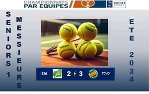 Résultats championnats séniors hommes 1- 5ème journée