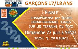 FINALE 17/18 ans dimanche 23 juin 2024 à 9 h 