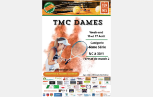 TMC DAMES 4ème série week-end du 16 et 17 août 2025