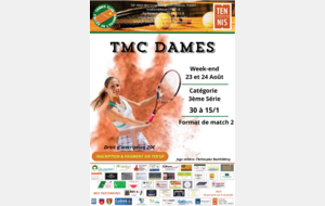 TMC DAMES 3ème série week-end du 23 et 24 août 2025