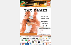 TMC DAMES 2nd série week-end du 30 et 31 août 2025
