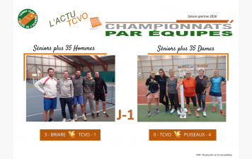 Résultats championnats J1 séniors +35