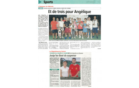 La presse et notre Tournoi 2016