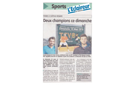 L'Eclaireur du Gatinais annonce la journée du 18 Mars