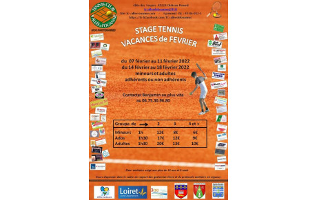 Stage de février 2022 ouvert à TOUS !