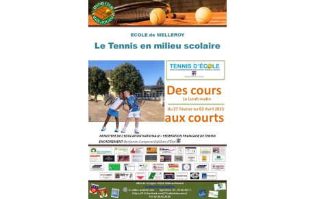 Le Tennis en milieu scolaire 