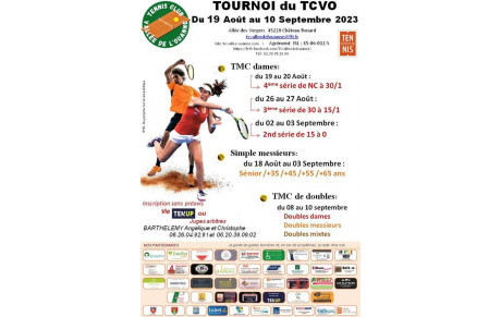 Tournoi du TCVO du 19 août au 10 septembre 2023