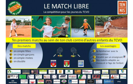 LE MATCH LIBRE - La compétition pour les jeunes du TCVO  &quot;Allez les petits&quot; 