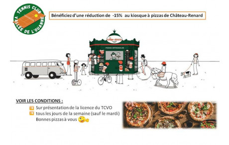 Bénéficiez d'une réduction de -15% au kiosque à pizzas de Château-Renard 