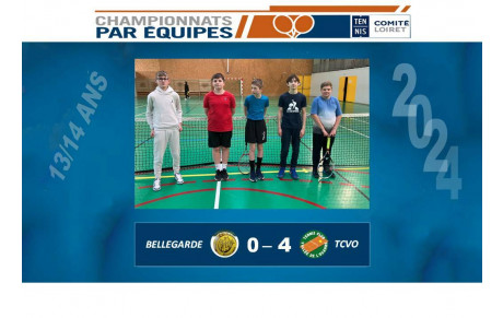 Résultat 13/14ans _2ème journée