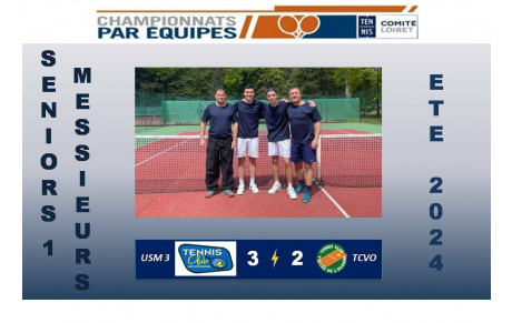 Résultat Séniors messieurs équipe 1