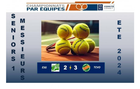 Résultats championnats séniors hommes 1- 5ème journée