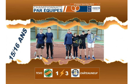 Résultats de la 2eme journée des15/16 ans