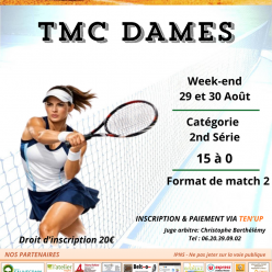 Le tournoi du TCVO se déroulera  du 15 au 30 août 2026
