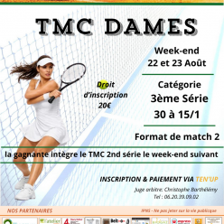 Le tournoi du TCVO se déroulera du 15 au 30 août 2026